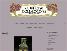 Tablet Screenshot of amphoracollectors.org